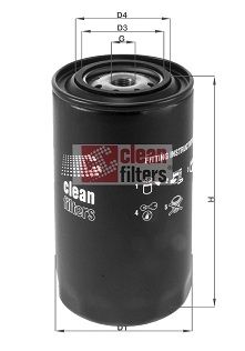 CLEAN FILTERS Degvielas filtrs DN 258